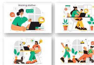 9 Working Mother Illustration