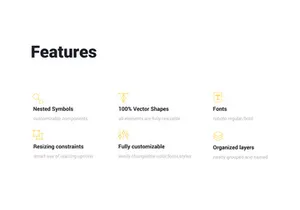 Yellow and black audiobook app UIkit