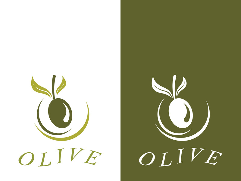 olive icon vector illustration design template