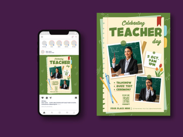 World Teacher Day Flyer preview picture