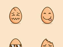Egg Logo icon Vector Illustration