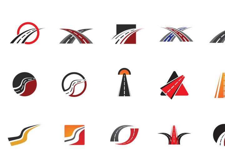 Highway Logo Vector Template