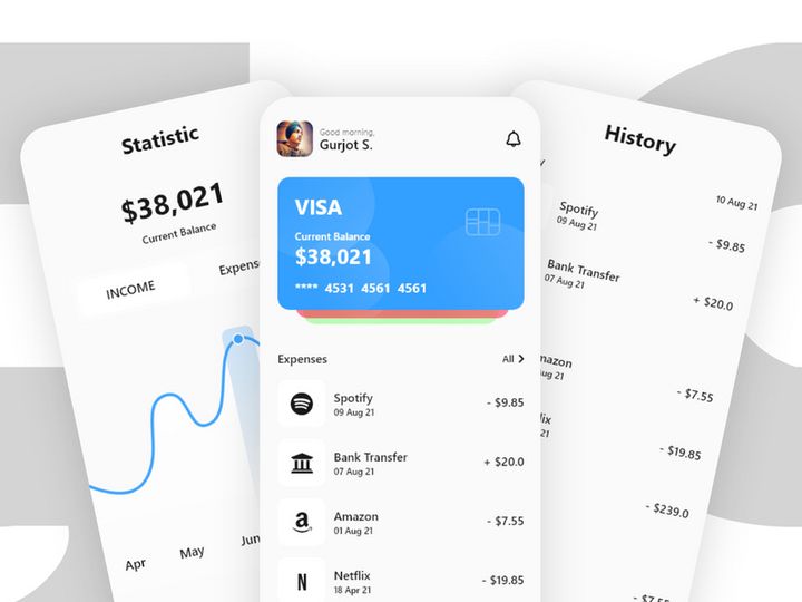 Wallet App Design preview picture