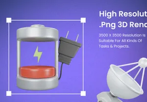 Random 3D icons