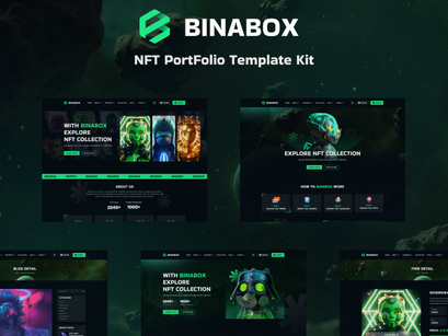 BinaBox - NFT Portfolio Template Kit