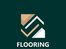 Flooring Logo design, custom Layer Vector elegant business store building