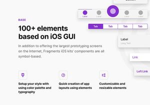 Fragments iOS Wireframe Kit