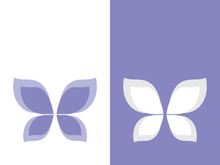 Butterfly logo icon vector design illustration