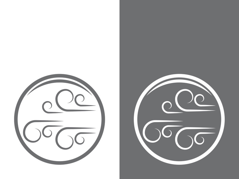 Wind icon vector illustration design template