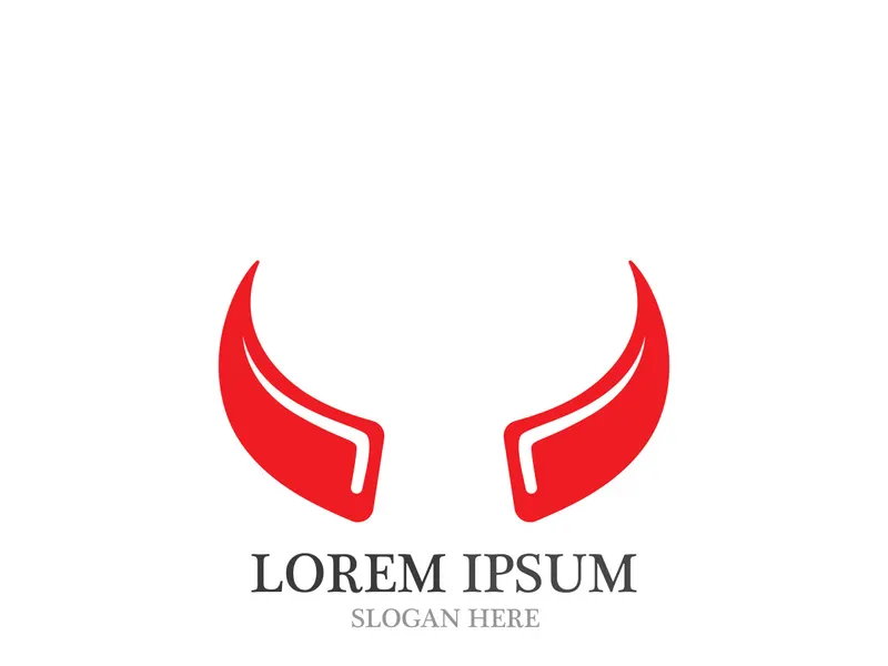 Bull horn logo and symbols template icons app