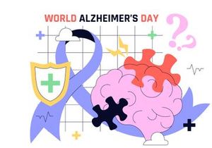 10 World Alzheimer's Day Illustration