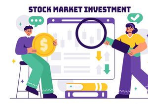 10 Stock Market Investment Illustration