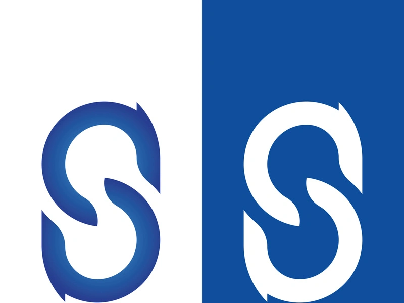 Business corporate S letter logo design vector