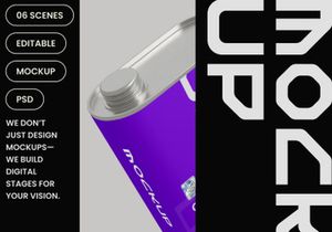 Coffee Can Mockup