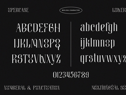 MOLIKA | Display Serif Typeface