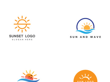 Creative and unique sun logo design. preview picture