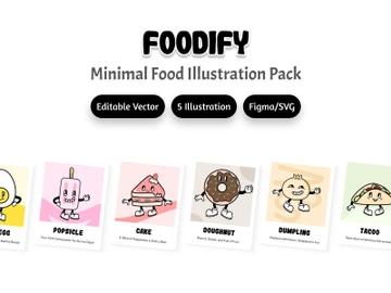 Foody - Minimal Food Illustration Pack 1 preview picture