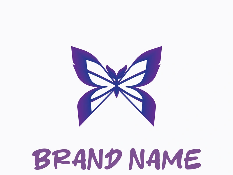 Butterfly logo design