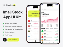 Stock App Mobile UI Kit preview picture