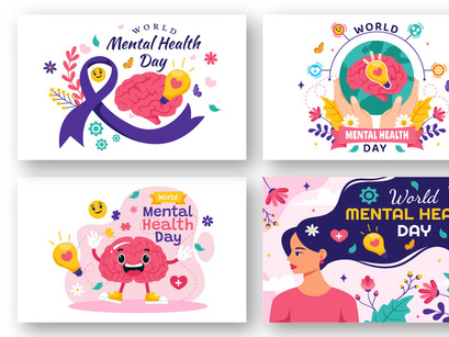 12 World Mental Health Day Illustration