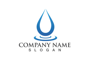 Water drop Logo Template vector preview picture