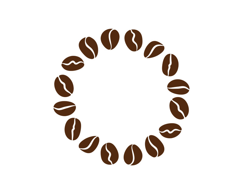 Coffee cup icon Logo Template design