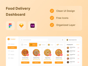 Food Delivery Dashboard preview picture