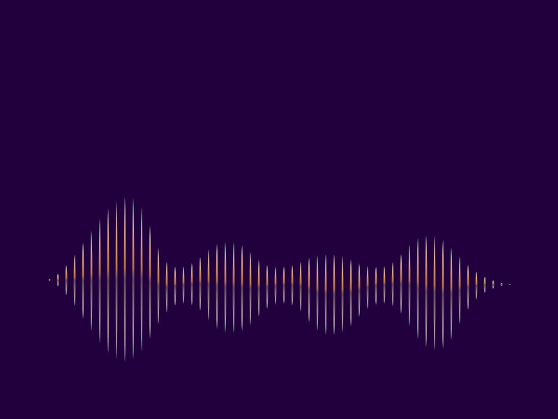 Sound waves vector illustration design template