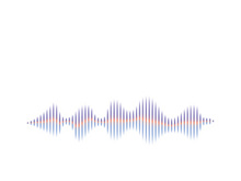 Sound waves vector illustration design template