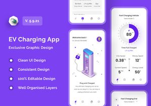 Electric Vehicles Charging App Design