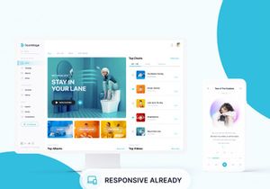 Soundstage Music Platform UI Kit