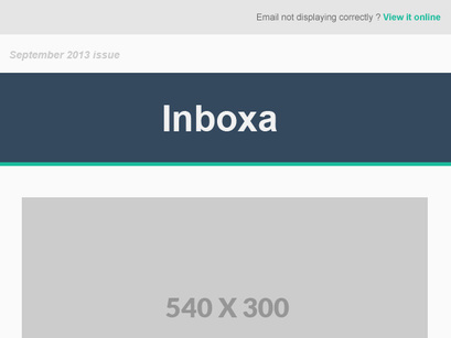Inboxa Email Template