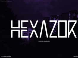 Hexazor | Modern Sans Serif preview picture