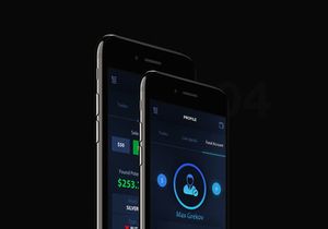 Finance ui kit - Binary trade App