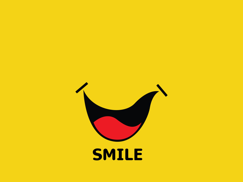 Smile logo and symbol vector image