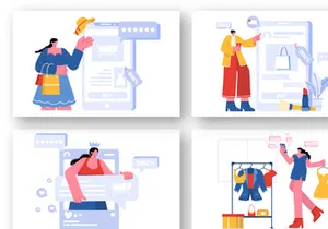 18 Fashion Blog Illustration