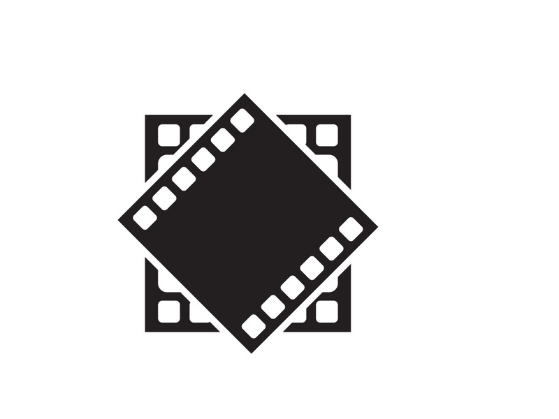 Abstract film icon illustration template