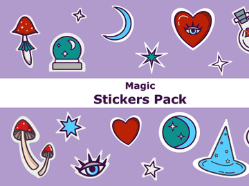 Magic and Witchcraft Stickers Pack preview picture