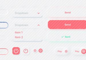 Neumorphism UI Kit
