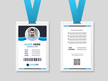 Corporate ID Card Template Ver-8