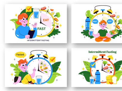 10 Intermittent Fasting Illustration
