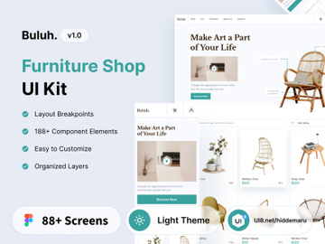 Buluh - Furniture Shop UI Kit preview picture