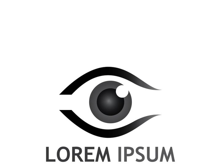 Eye logo with modern concept.