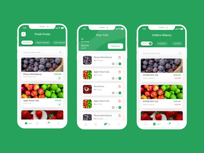Grocery Mobile App UIUX Design