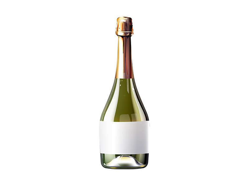 Premium wine realistic product vector design