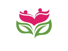 Lotus flower health meditation logo symbol