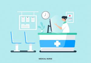 Hospital and Healthcare Vector Scenes_Vol 01
