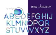 Neon free font