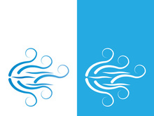 Wind icon vector illustration design template