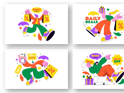 10 Daily Deals of The Day Illustration